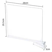 Wardrobe Clothes Organize Sorting Shelf Partitions Acrylic Clothing Baffle Jeans Pants Storage Organize 2