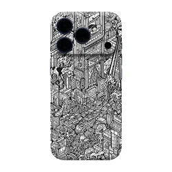 Premium Full Body Wrap Decal Skin - Plain Color Rear Protective Sticker Film - iPhone 14 Plus (As same picture)