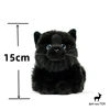 Black Cat High Fidelity Anime Cute Plushie Black Panther Plush Toys Lifelike Animals Simulation Stuffed Doll Kawai Toy Gifts Kid 2