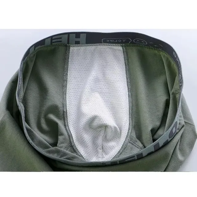 Breathable Solid Underwear Boxers Shorts Panties 4
