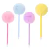 4pcs Students Fluffy Ball Pen Rollerball Pens Ballpoint Fountain Pen Fuzzy Ball Pen Pom Pen Hairball Plush Random Color 1