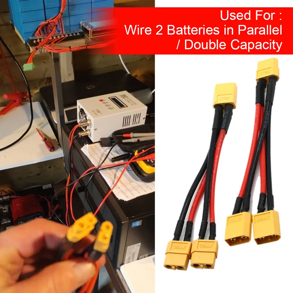 ÷  ͸ Ŀ, XT60 / Y ø Ǹ ̾, ͸  Ϳ 10 cm 14AWG