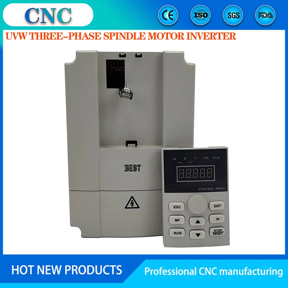 

Engraving machine spindle inverter VFD 220v 2.2 kW vector inverter 2.2 kW, inverter, inverter controller, motor speed control