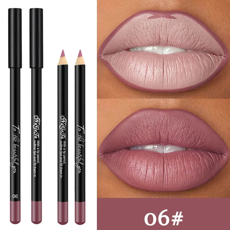 Long Lasting Lipliner Pencil 12 Colors Lip Cosmetic Matte Lip Liner Sexy Contour Stick As Lipstick Pen for Women's Makeup Korean lip liner pencil lip liner lipliner pencil