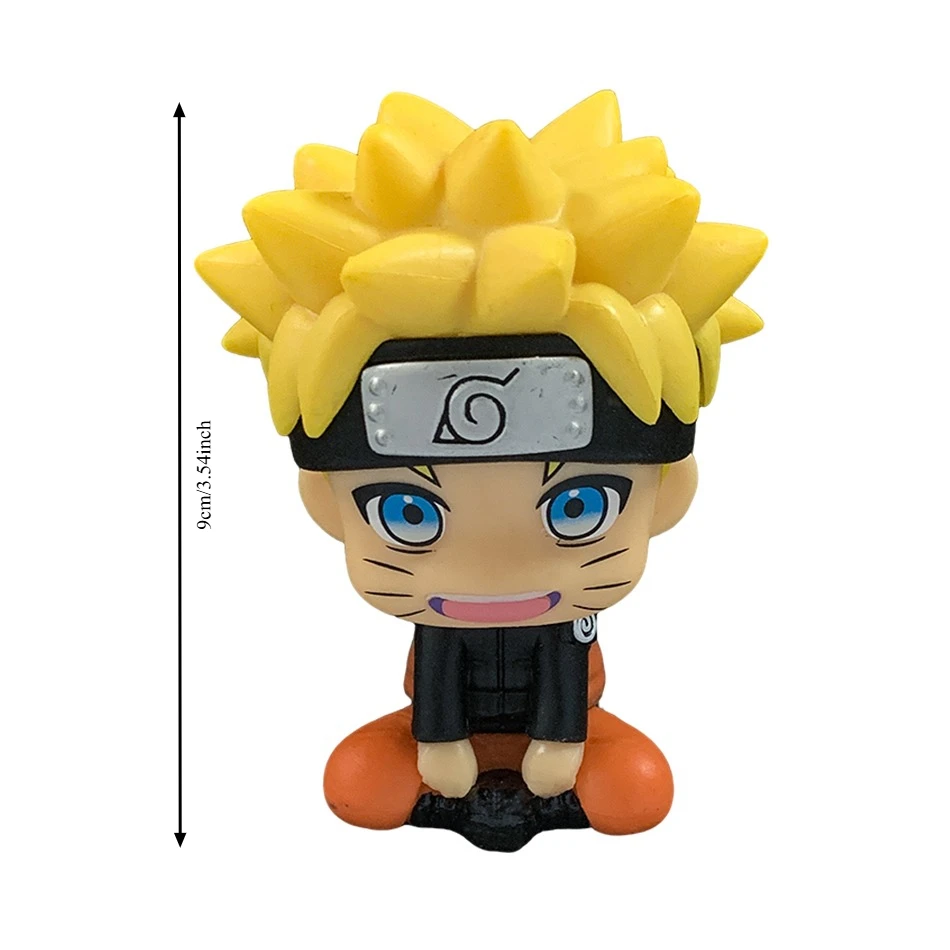 Set of 6 Naruto Anime Character Figurines - Collectible Q Version Figures – Perfect Birthday Gift