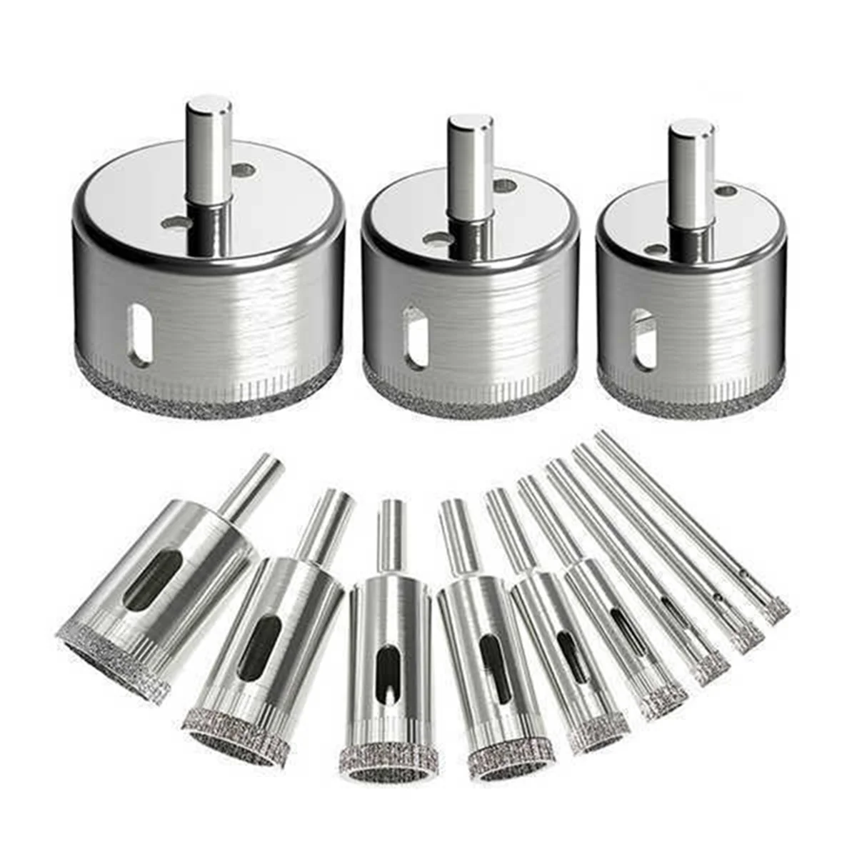 

Diamond Glass Drill Bit Set Diamond Marble Hole Opener Grinder Glass Hole Saw Drill Bit Extractor