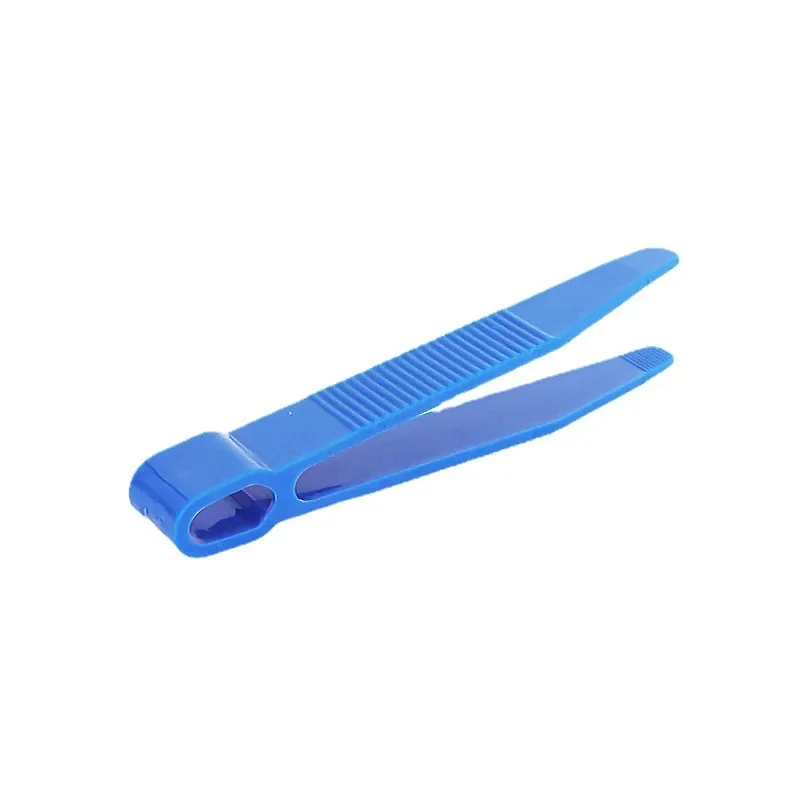 Tweezer Tool Precision Tweezers 10Pcs Children's Fine Motion Training Accessories Tweezers Flat Headed Tweezers Color Clip Plastic Children's Toy
