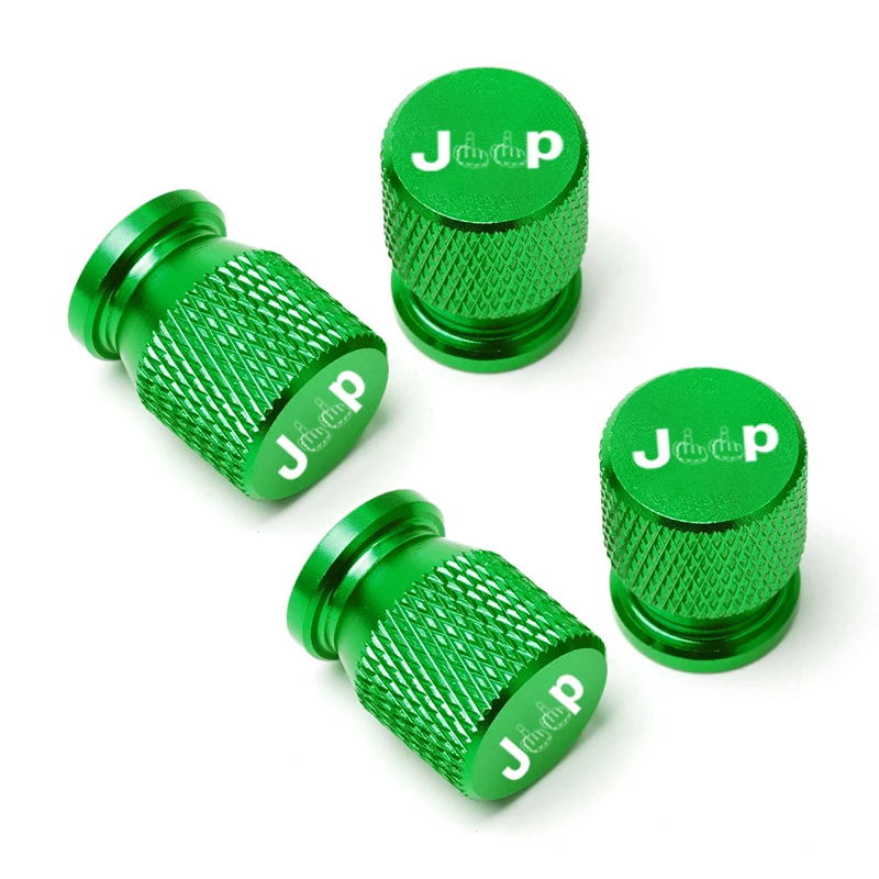 Car Wheel Tire Valve Caps Tyre Stem Covers for Jeep Renegade Compass Wrangler Patriot Grand Cherokee Rubicon
