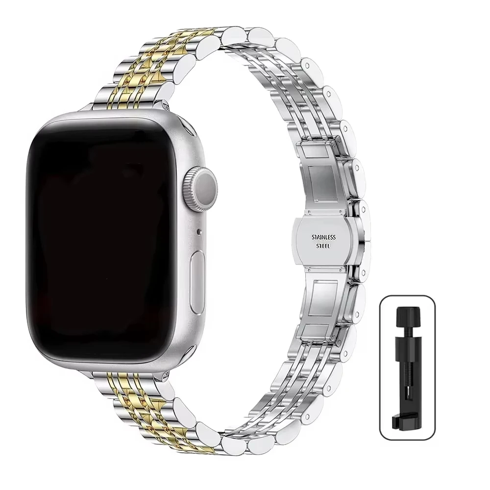 Elegant Stainless Steel Watch Band – Premium Metal Bracelet