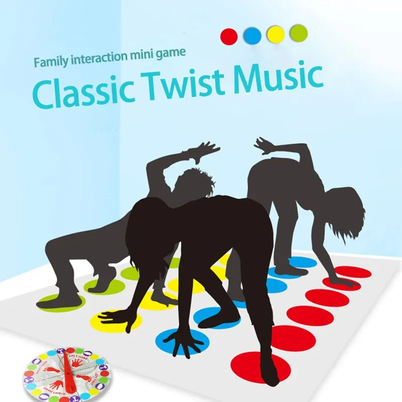 Twister Game Funny Kid Family Body Twister Move Mat Board Game Party Fun Board Games Party Game Family Game 