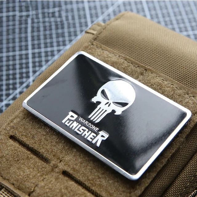 PUNISHER ACE OF SPADES, 3D velcro patch