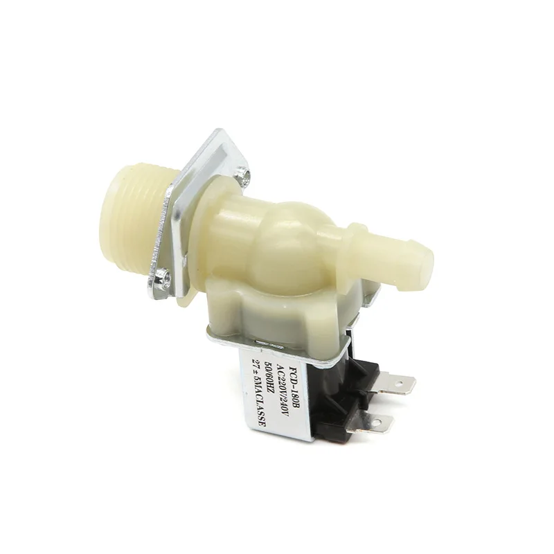 Raccord D'entrée D'eau Plastique Pour Lave-vaisselle/lave-linge - Diamètre 25 Mm (G3/4), Blanc
