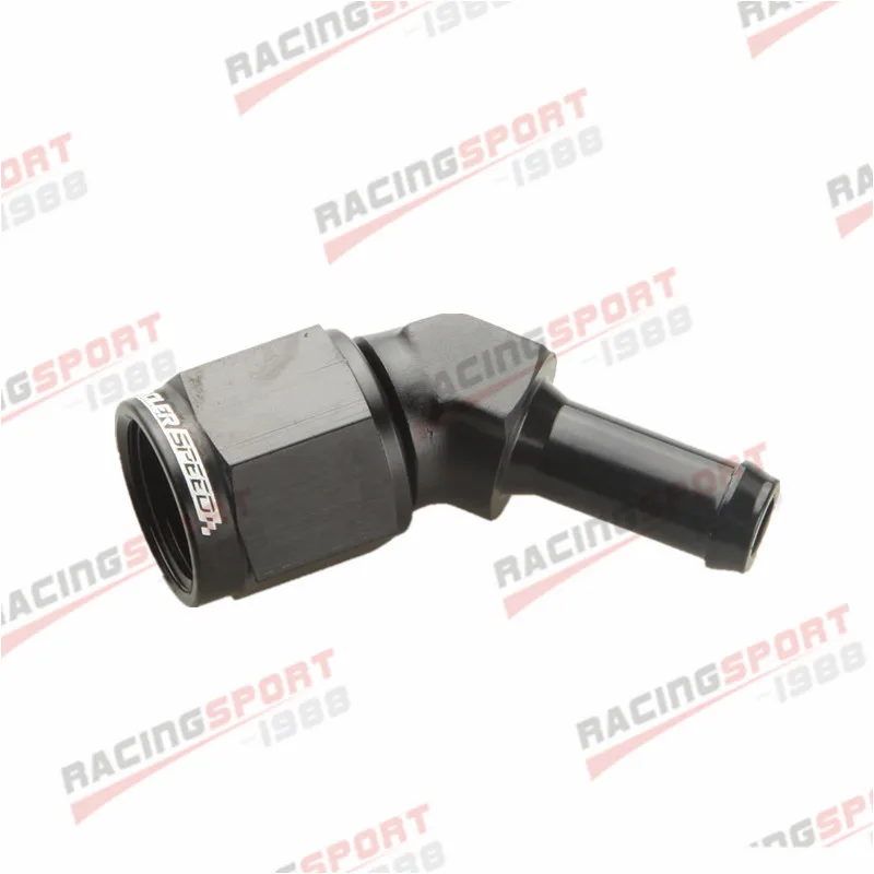 Raccordo Girevole 90° Per Tubo Carburante – 6AN Femmina A 5/16