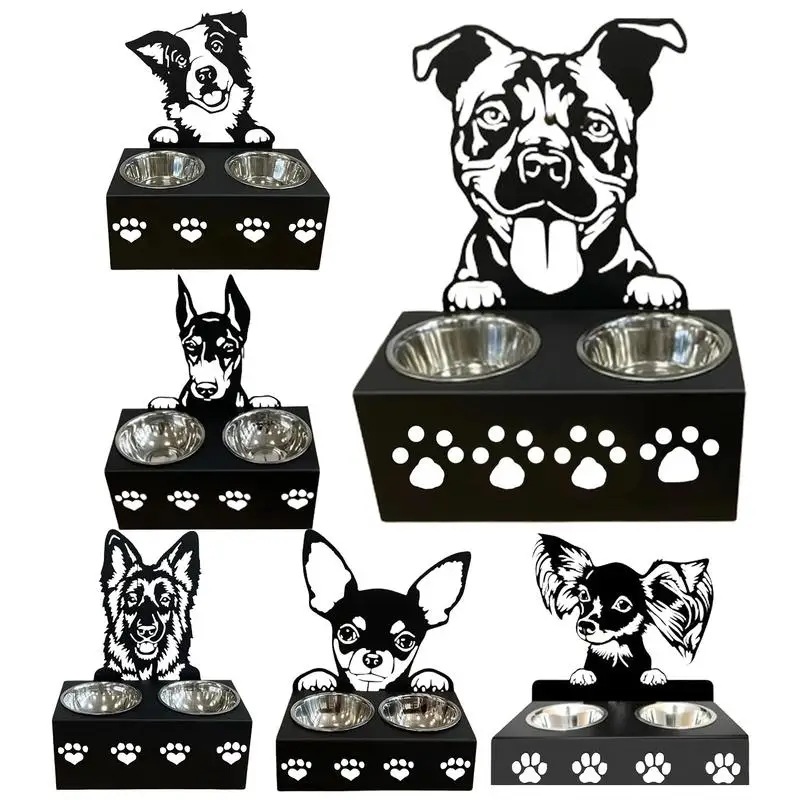 

Pet Dog Bowls Creative Novelty Detachable Feeding Bowl Holder Funny Portable Dog Feeding Dish For Pet Dogs Bowl Accessories