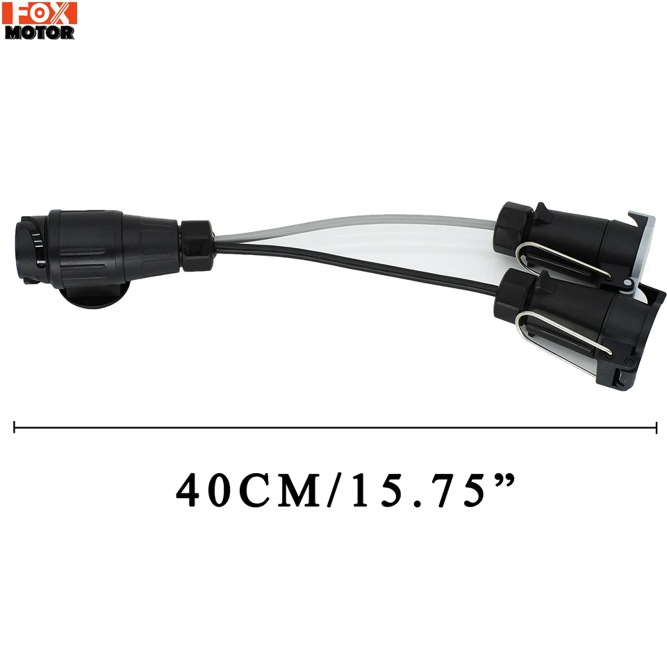 Connettore Cablaggio rimorchio, 12V da 7 a 13 Pin Cablaggio rimorchio Cavi di Collegamento Filo a Molla prolunga connettori roulotte