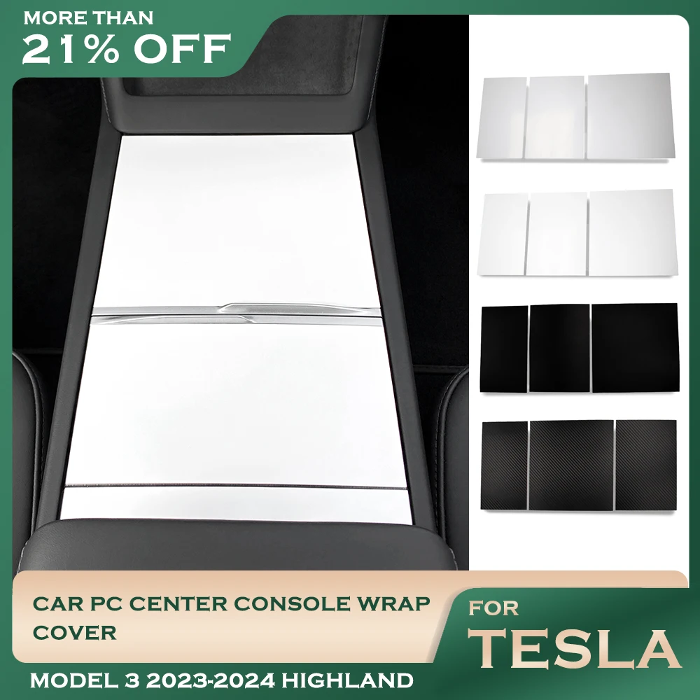 

Центральная панель управления для Tesla, новая модель 3 +, Защитная Наклейка на панель консоли, новая модель 3 Highland 2024, аксессуары