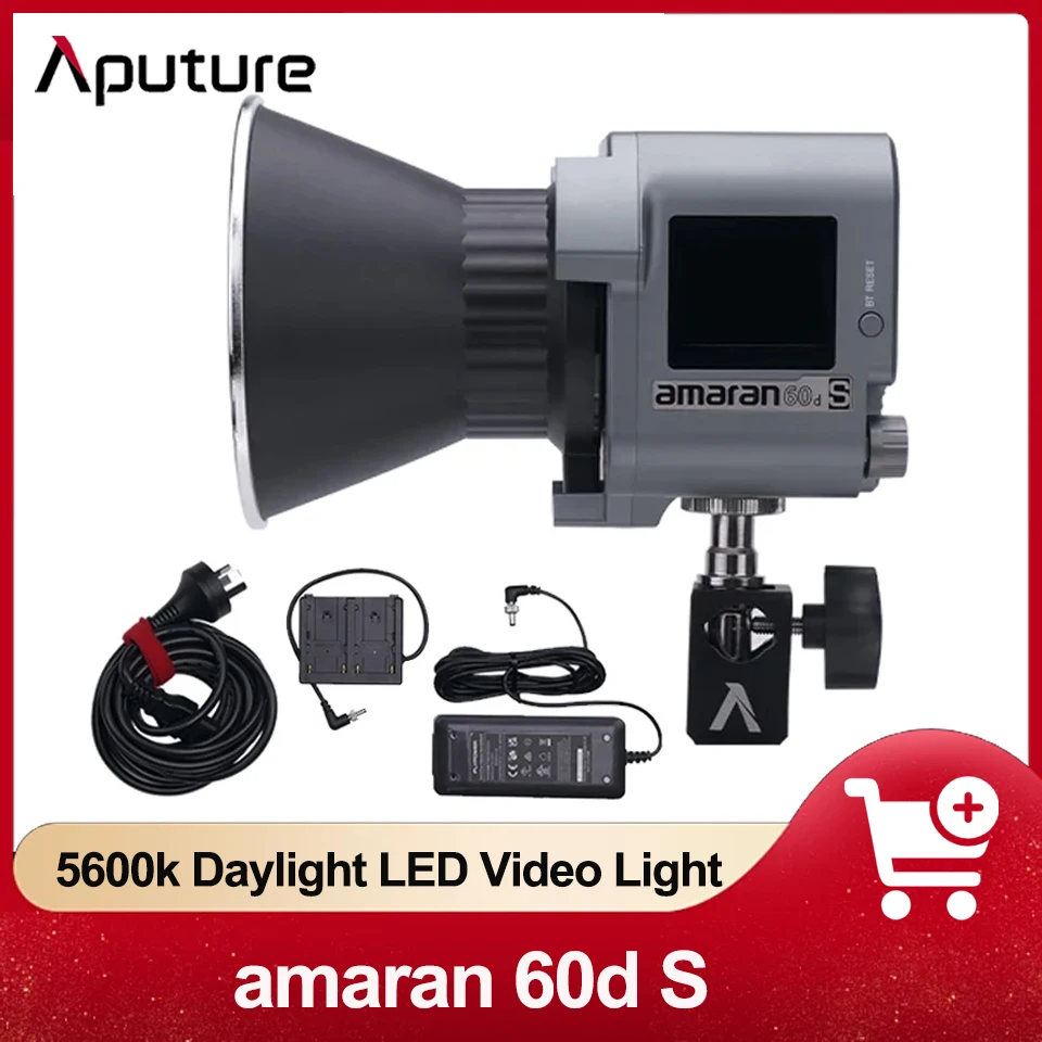 

Aputure Amaran 60d S Amaran 60x S 65w светодиодный для фотографии Bowens Mount Bluetooth App Wireless Control