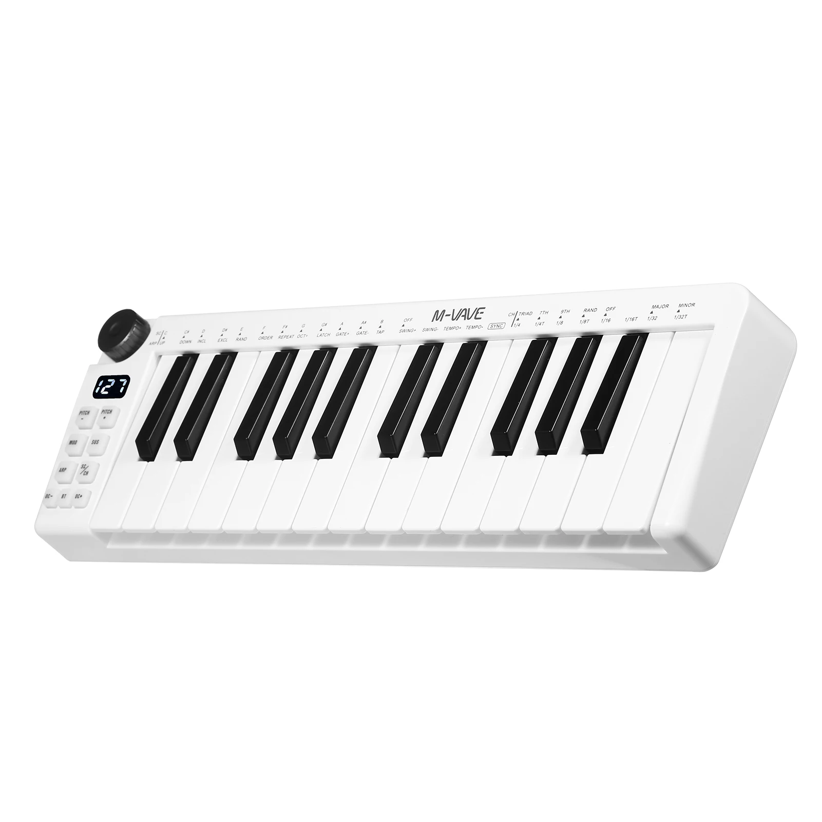 M VAVE SMK 25mini MIDI Keyboard Rechargeable 25 Key MIDI Control