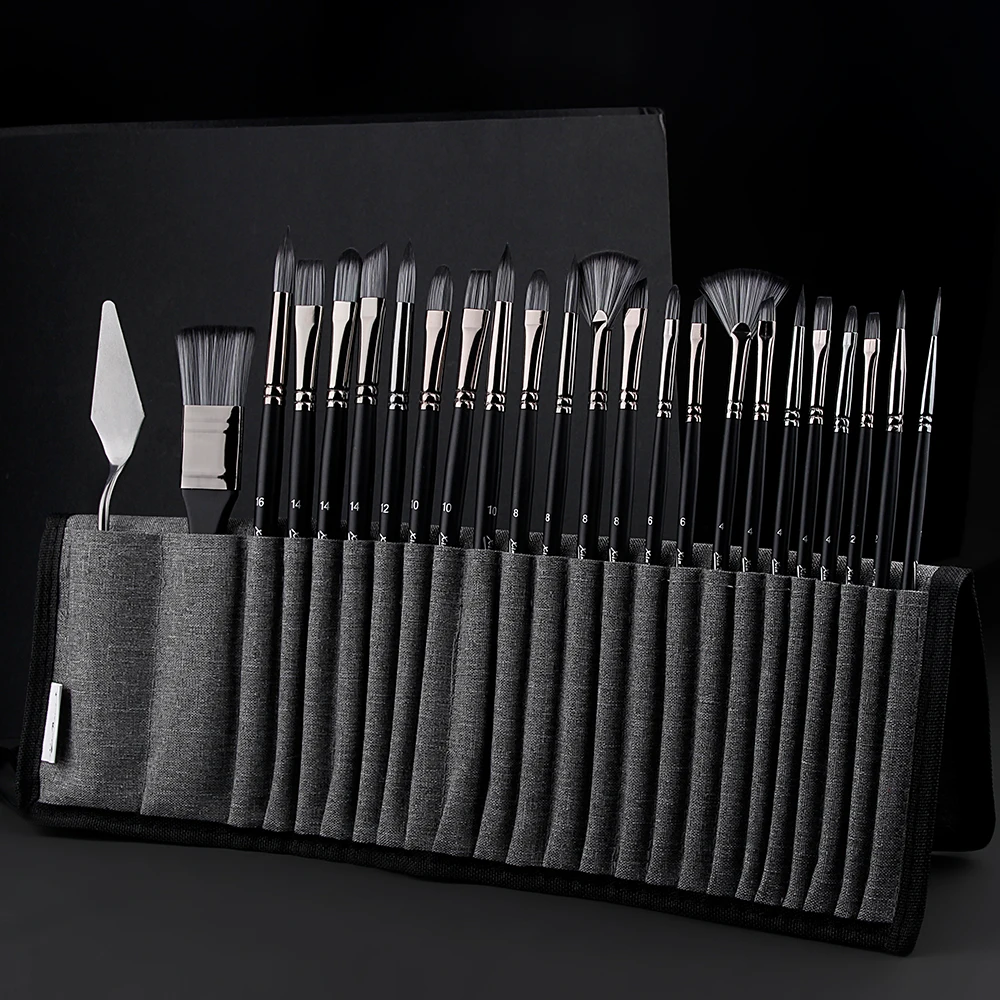 25 Brush set and canvas bag 4