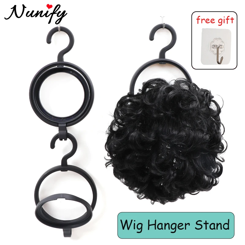 Hanging Wig Stand, 3pcs Premium Wig Hanger For Multiple Wigs For