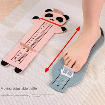 Baby Foot Measuring Device Household Universal Kids Shoe Inner Length Measuring Device  Height Ruler Baby Shoe Buying Tool
