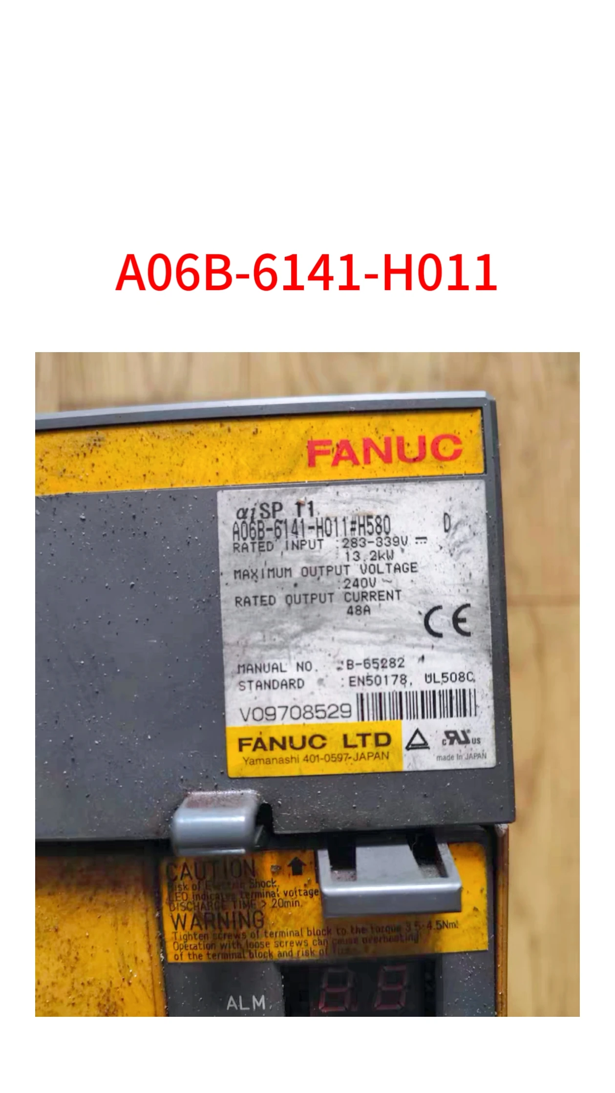 

Second-hand A06B-6141-H011 test ok