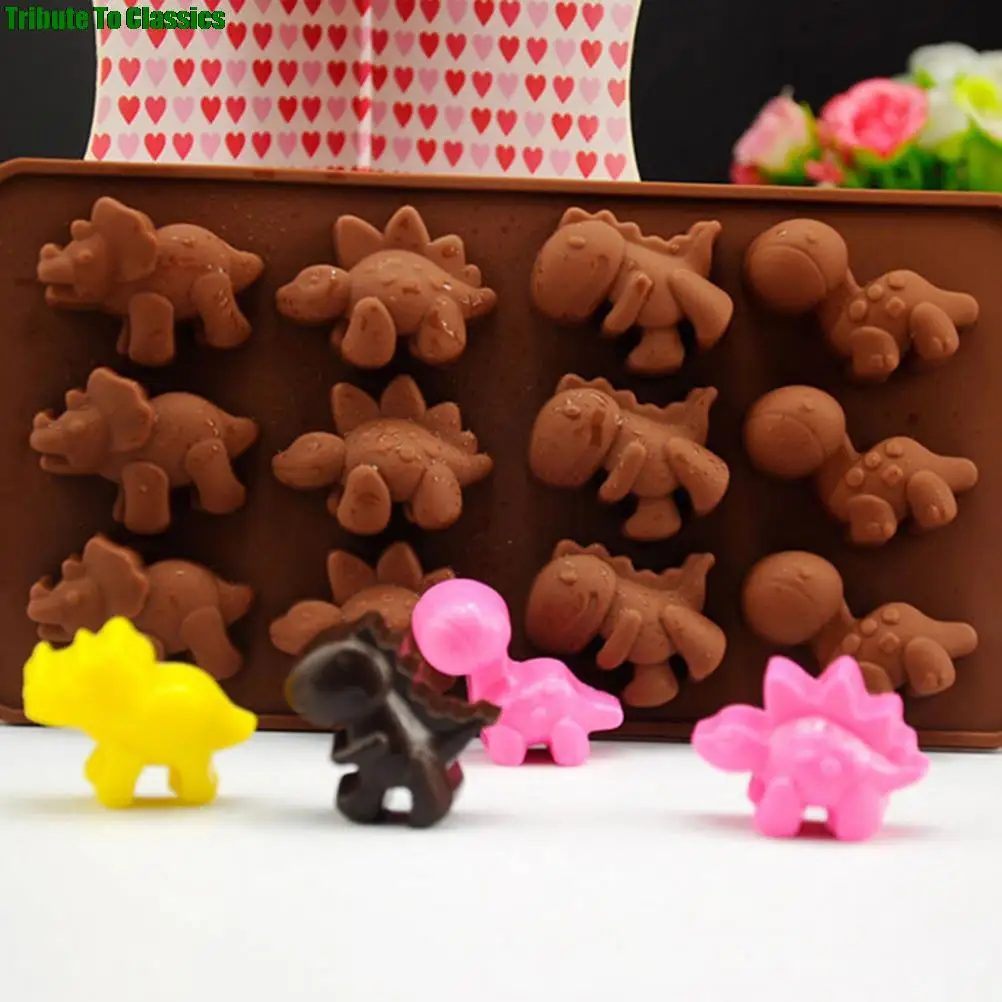 Moule à Crème Glacée En Silicone Avec Couvercle Et Bâtons, Moule à Glace En Forme De Dinosaure, à Pâtisserie, Outil De Cuisine Pour Crème Glacée