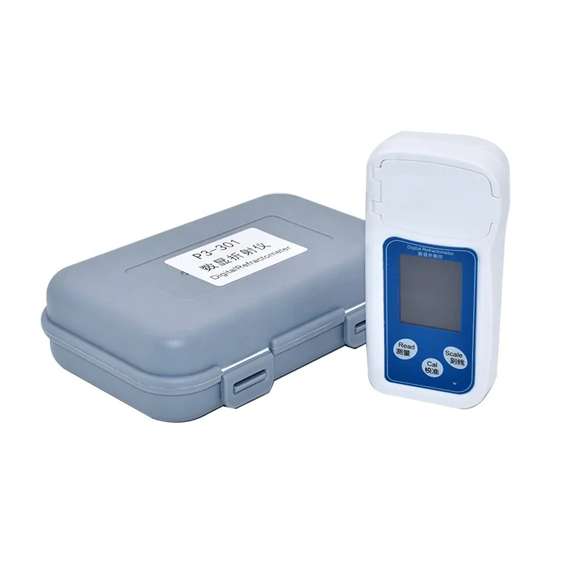 Rifrattometro Per Miele Display Digitale Grado Di Baume Zucchero Misuratore Di Concentrazione Di Latte Di Soia, Ricarica, Rilevamento Accurato Di 3 Se