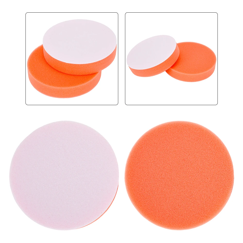 

Power Tools Polishing Pad Home Buffing Pad Cleaning Tools Orange Polishing Washable Waxing Pads For Waxing Polishing