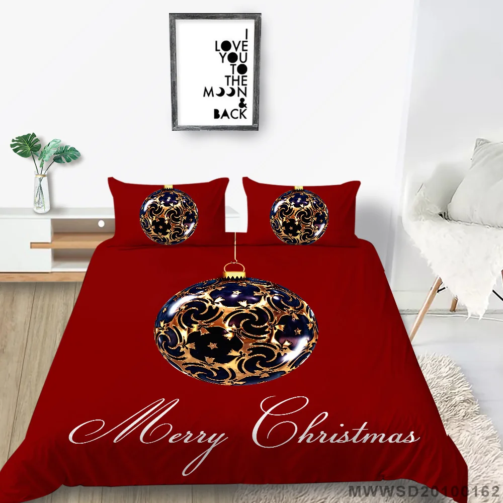 

Festival Duvet Cover Set Christmas Bed Comforter Covers Bedroom Decor Man Woman Single Double Size Bedspreads