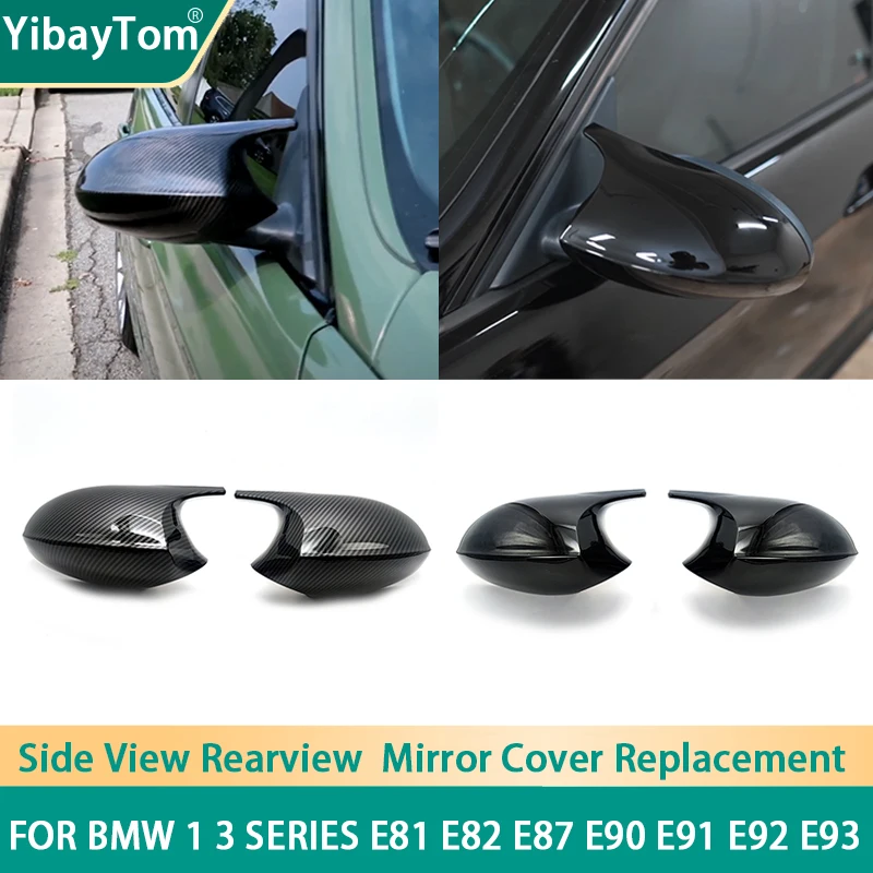 

1 pair High quality M3 Style Rearview Side Mirror Cover Cap Replacement For BMW 3 Series E81 E82 E87 E88 E92 E93 E90 E91 Pre-LCI