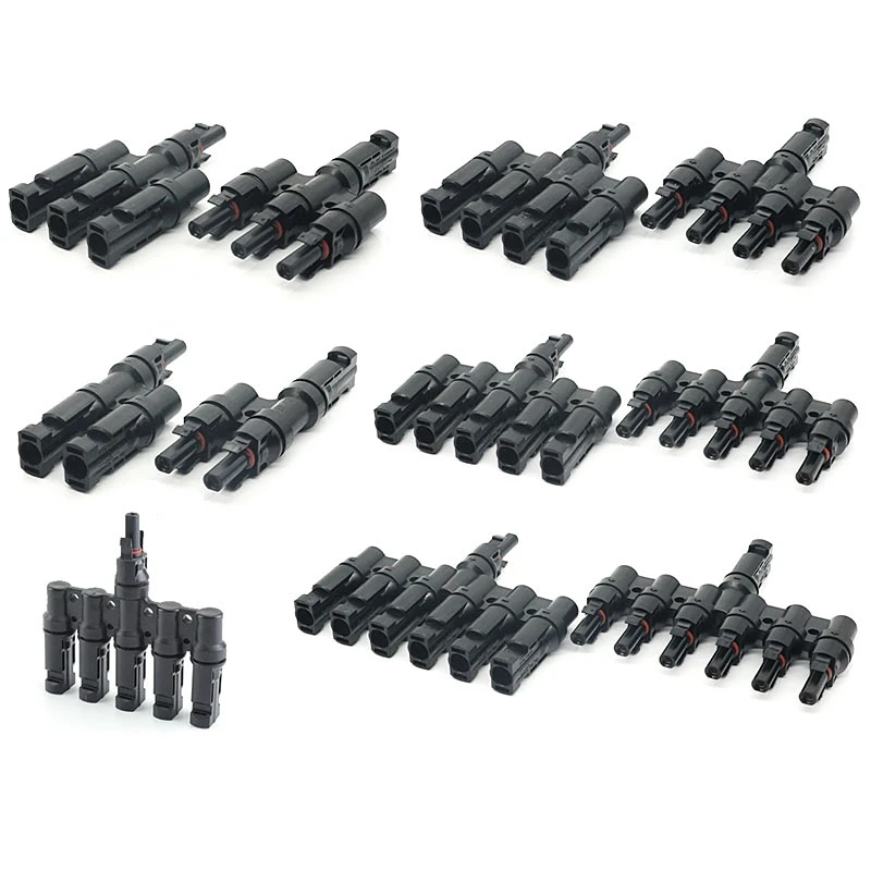 200/100/40/20/10/5 Pcs DC Solar Connector 1000V30A Panel Stecker IP67  waterproof Connectors Kit for PV/MC Cable 2.5/4/6mm2 - AliExpress