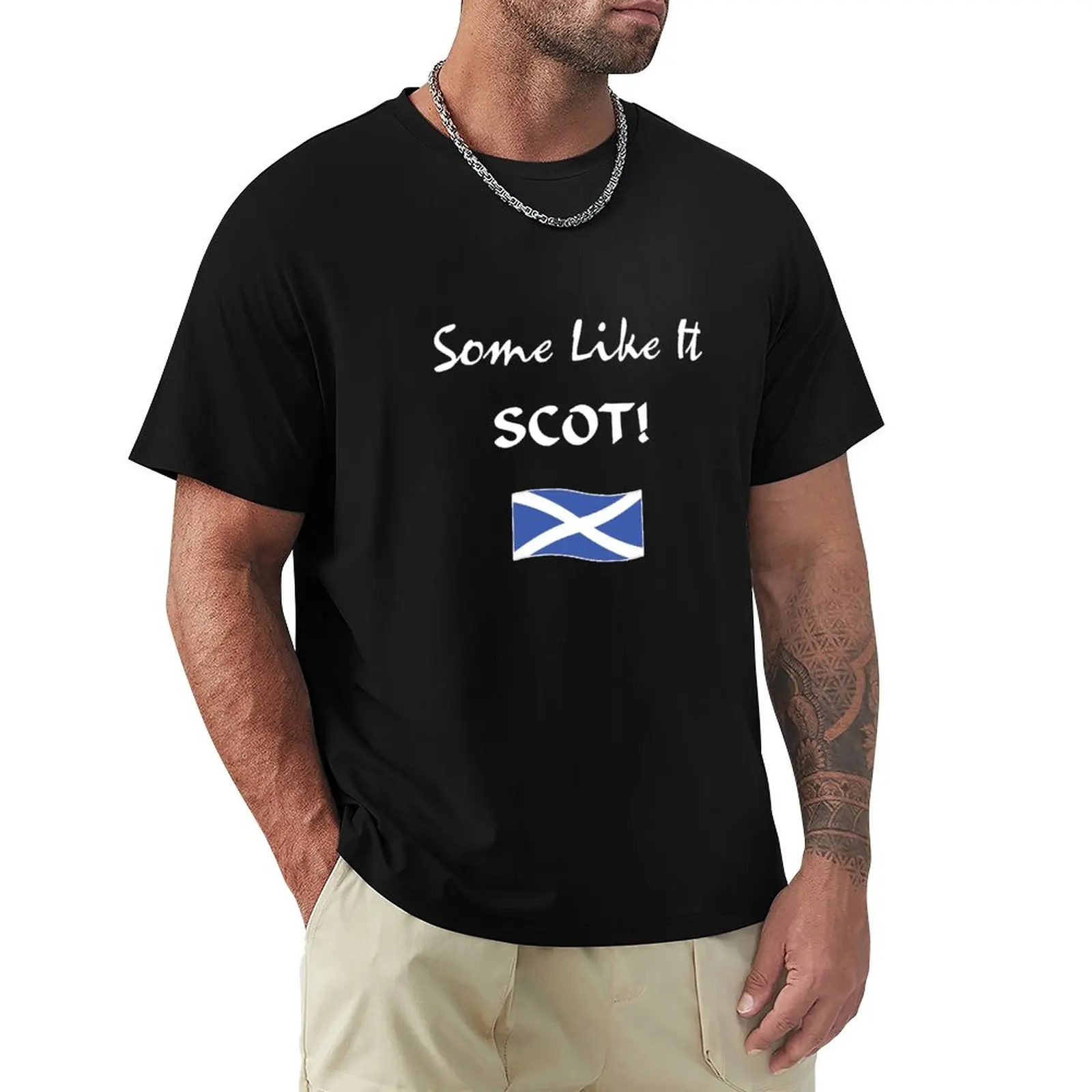 

Some Like It Scot! Saltire Flag T-Shirt for a boy Blouse customizeds funny t shirts for men