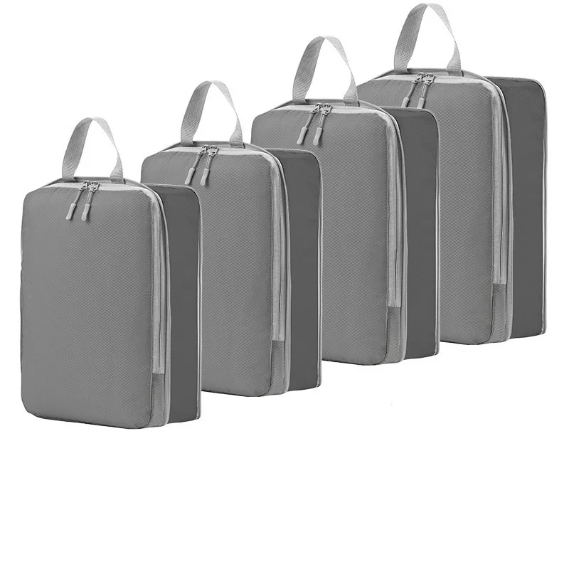 Compression Packing Cubes – Lightweight Space-Saving Travel Organizer Set