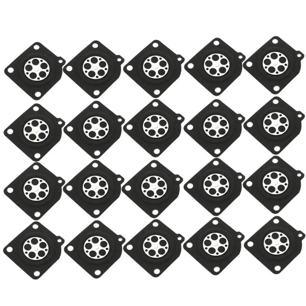 

20PCS Carburetor Metering Diaphragm Repair Kit For Zama C1U Carb A015010 Black Highly Match With The Equipment