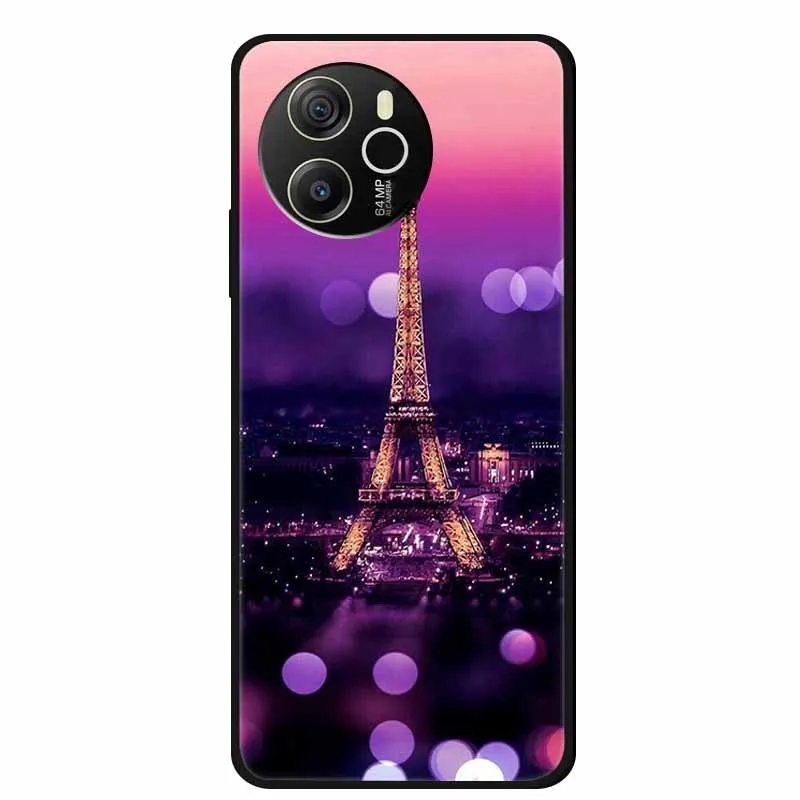 Animal Painted Soft TPU Silicone Back Cover - Fashionable Phone Case