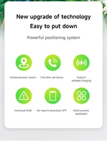 Smart Tracking Card Item Anti-loss Finder Wallet Tracker Card Wireless Charging Tracking Location Work With Apple Find My App 2