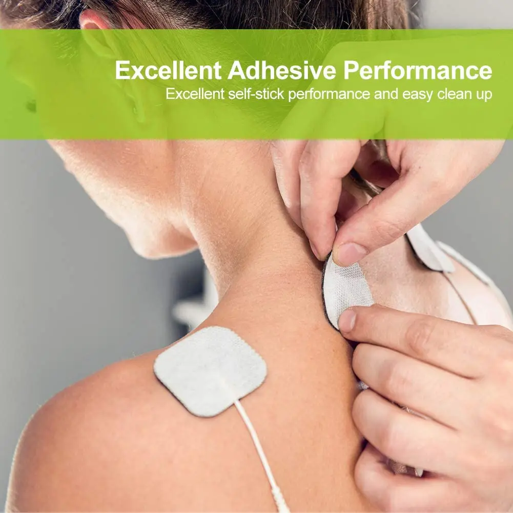 10/30/50Pcs Tens Electrodes Pad Gel Patch Non-Woven Fabric EMS Electrode Self-Adhesive Paster Body Physiotherapy Massage Patches