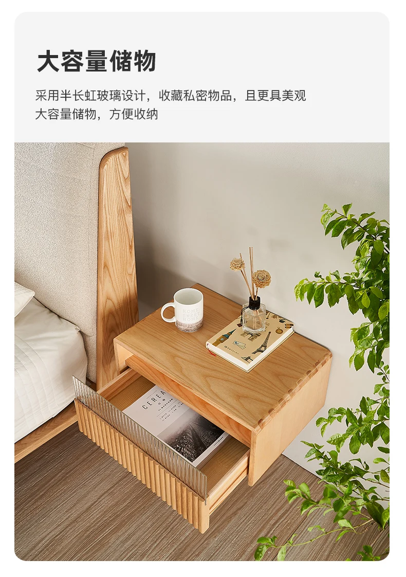  كومودينو خشبى معلق مودرن