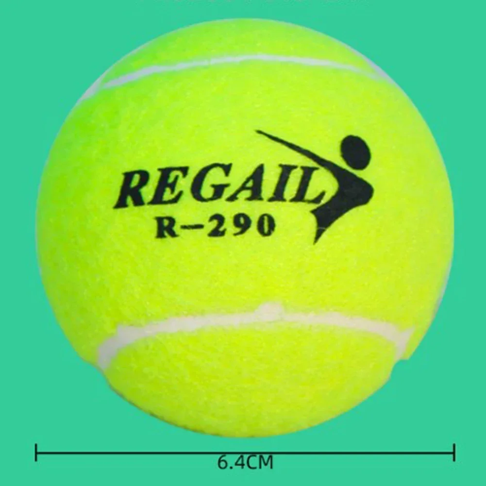 SPORTFUNSF 6.4CM Tennis Balls High Bounce Practice Training Tennis Professional Game Ball Sports Massage Ball For Dogs Bite Tenn