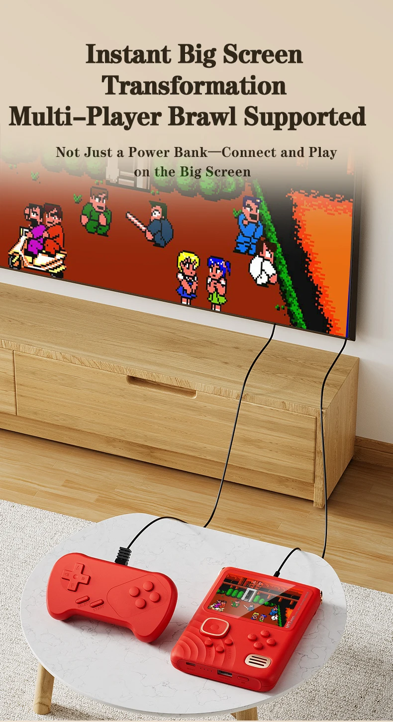 H12 Handheld Game Console – Double Player description image 8