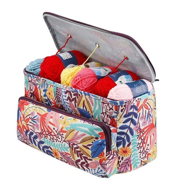 Crochet Bag Organizer Portable Oxford Cloth Yarn Storage Bag Large Capacity  Multifunctional Crochet Needlework Bag Sewing Tool - AliExpress