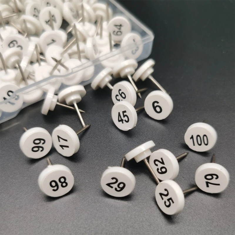 Numbered Push Pins For Maps