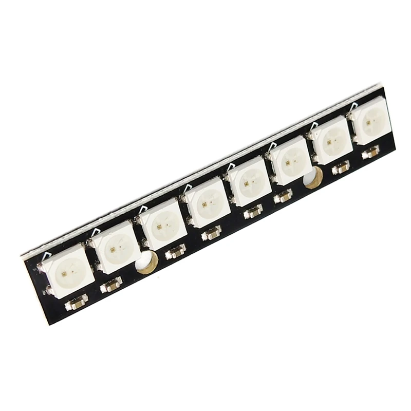 WS2812 5050 RGB LED  Ǯ ÷  8 Ʈ, 10 ,  