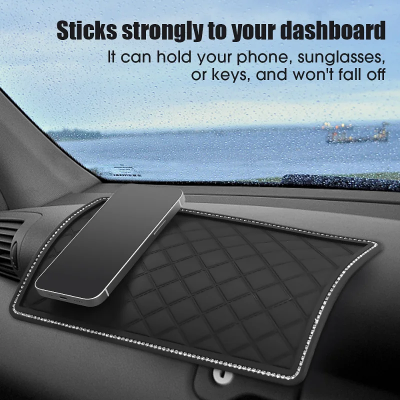 Car Dashboard Anti-Slip Mat Storage Organizers car non slip mat non slip mat car dashboard mat non slip dash mat car storage accessories