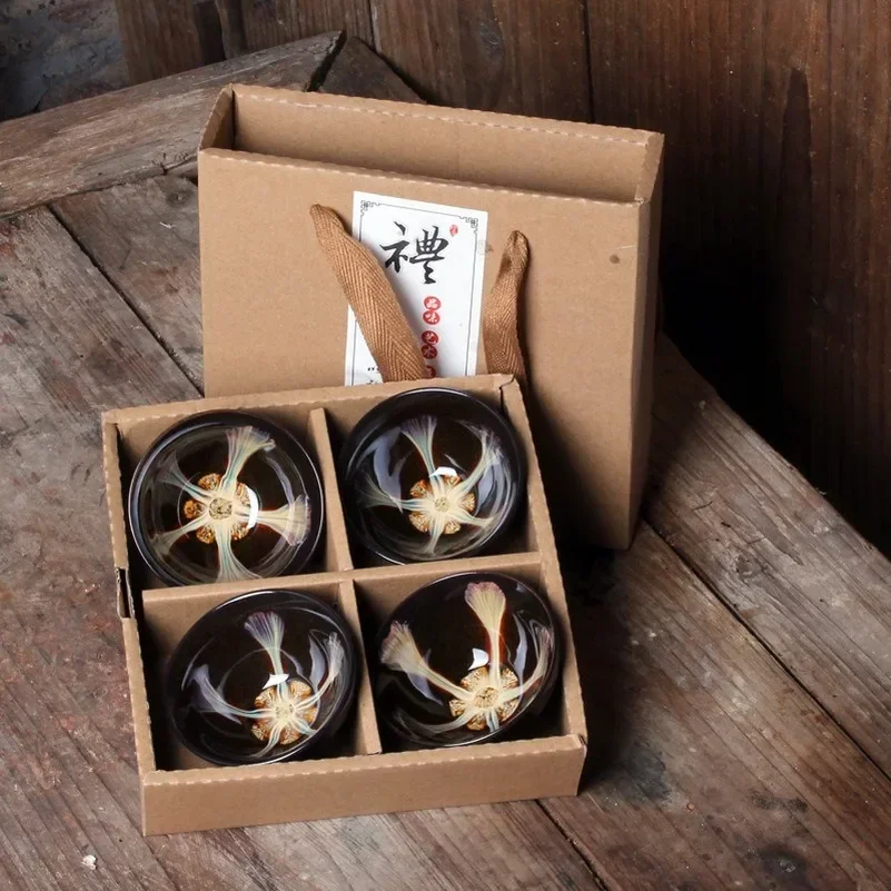 Ceramic Tea Cup Set 4pcs For Tea