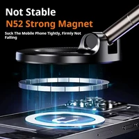 For Magsafe Car Phone Holder Suction Cup Vacuum Magnetic Phone Stand 360° rotatable and Foldable Suction Cup Phone Holder New - Image 4
