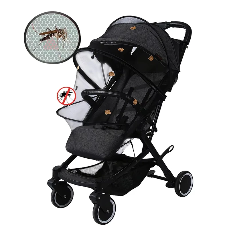 Baby Stroller Insect Netting Mosquito Net Stroller Pushchair Insect Net Safe Infants Protection Mesh Kids Stroller Accessories