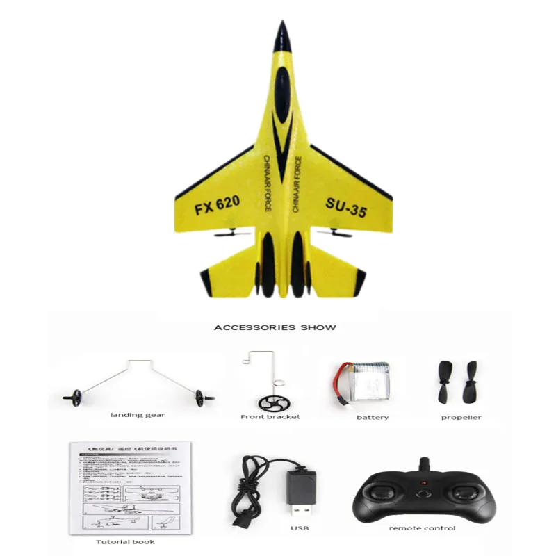 Rc Remote Su35 Fx620 Radio Control Airplane 2.4g Remote Control