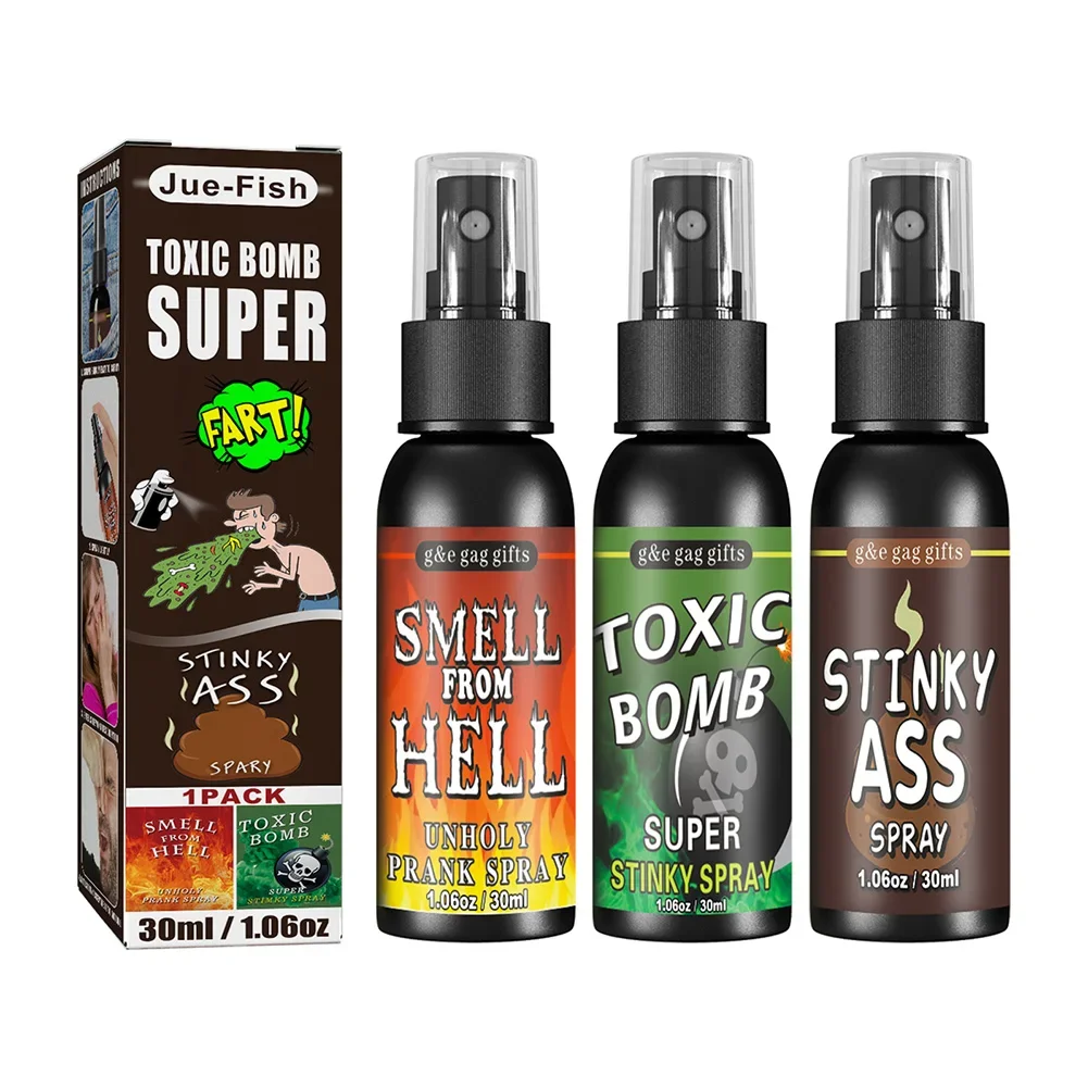 30 ml Furzspray Streichwitz Kunststoff Schrecklicher Geruch Spray Partyzubehör Stinkendes Gas für Erwachsene Kinder Ungiftiges Halloween Lustiges Spielzeug – Detail 9